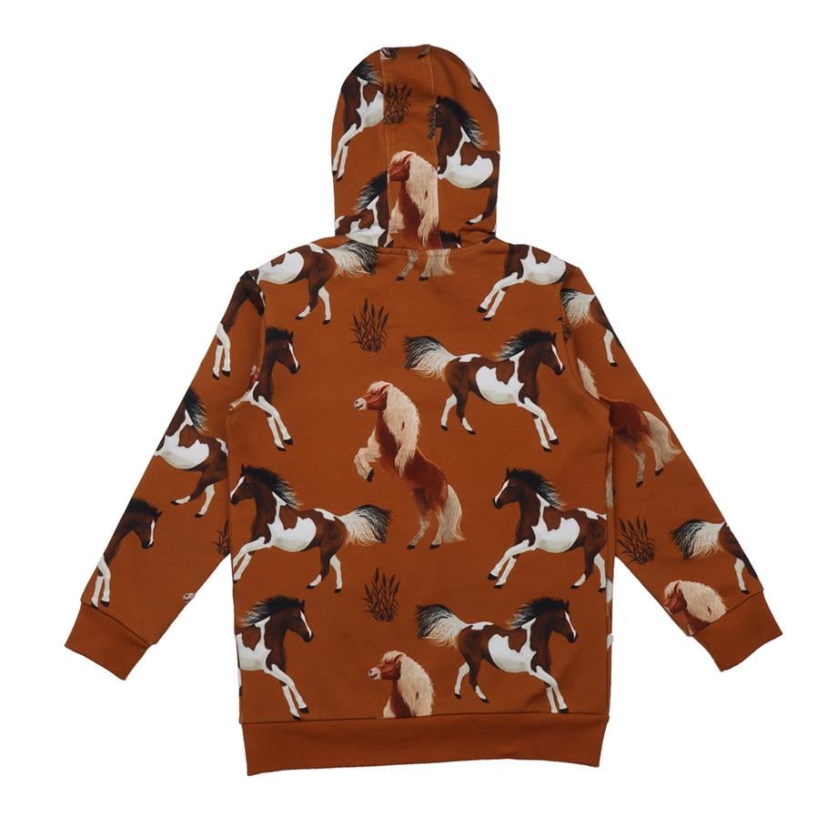 WalkiddyCeketAt Desenli Organik Çocuk Sweatshirt