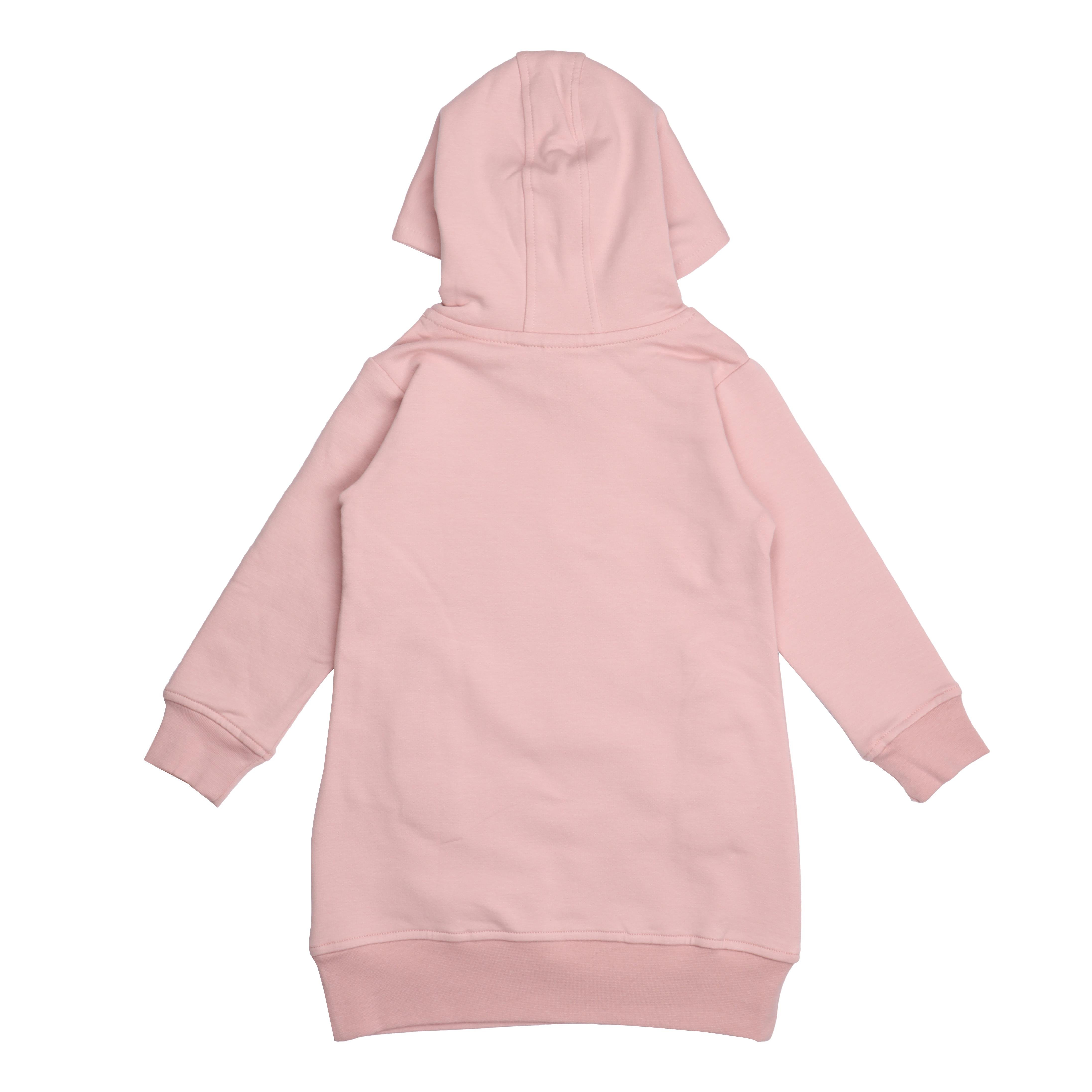 WalkiddyElbisePembe Organik Çocuk Sweat Elbise
