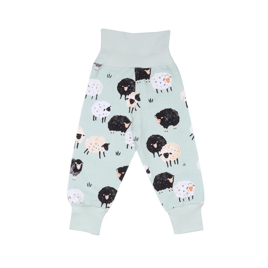 WalkiddyPantolonKoyun Desenli Organik Bebek Pantolon