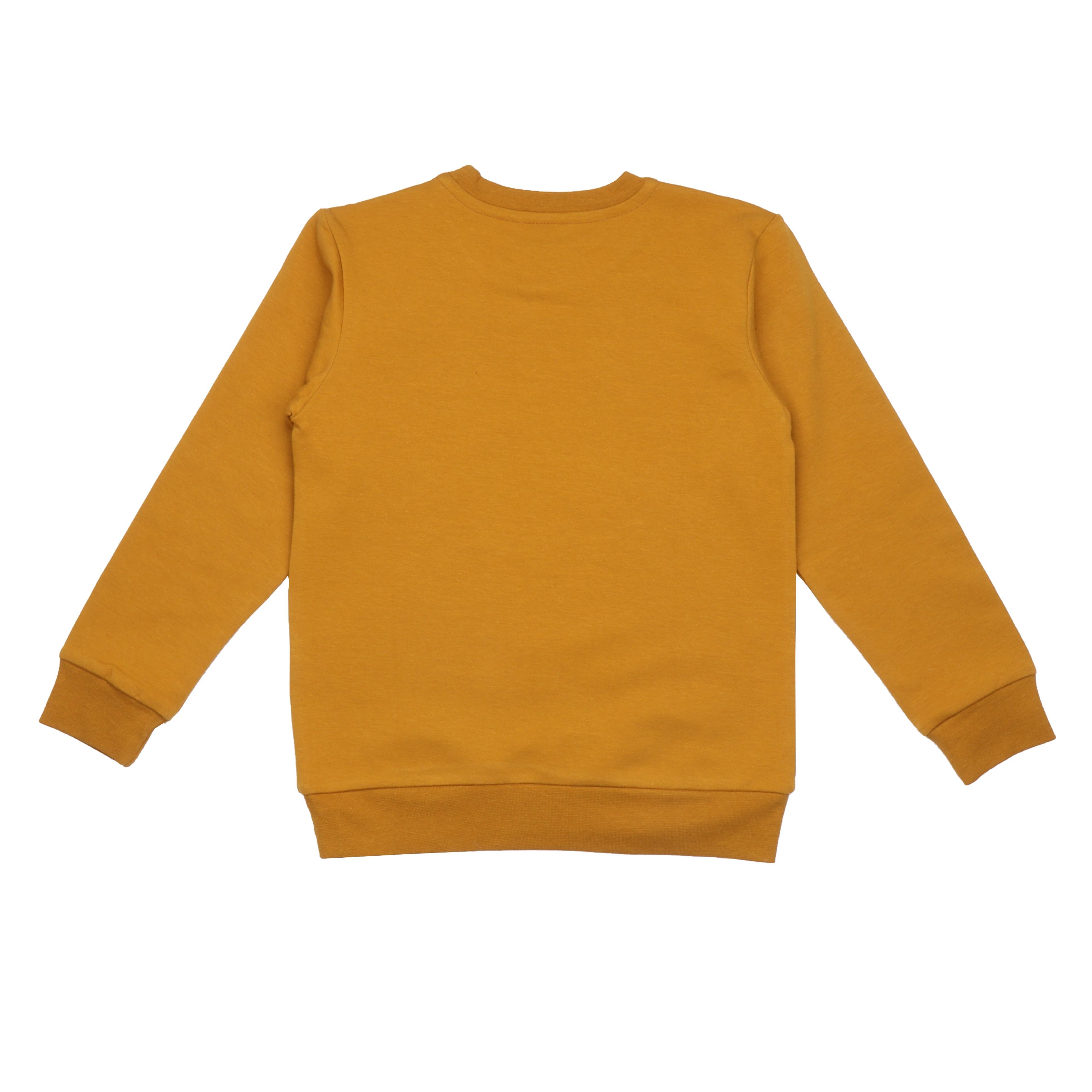WalkiddySweatshirtHardal Orka Baskılı Organik Bebek Sweatshirt