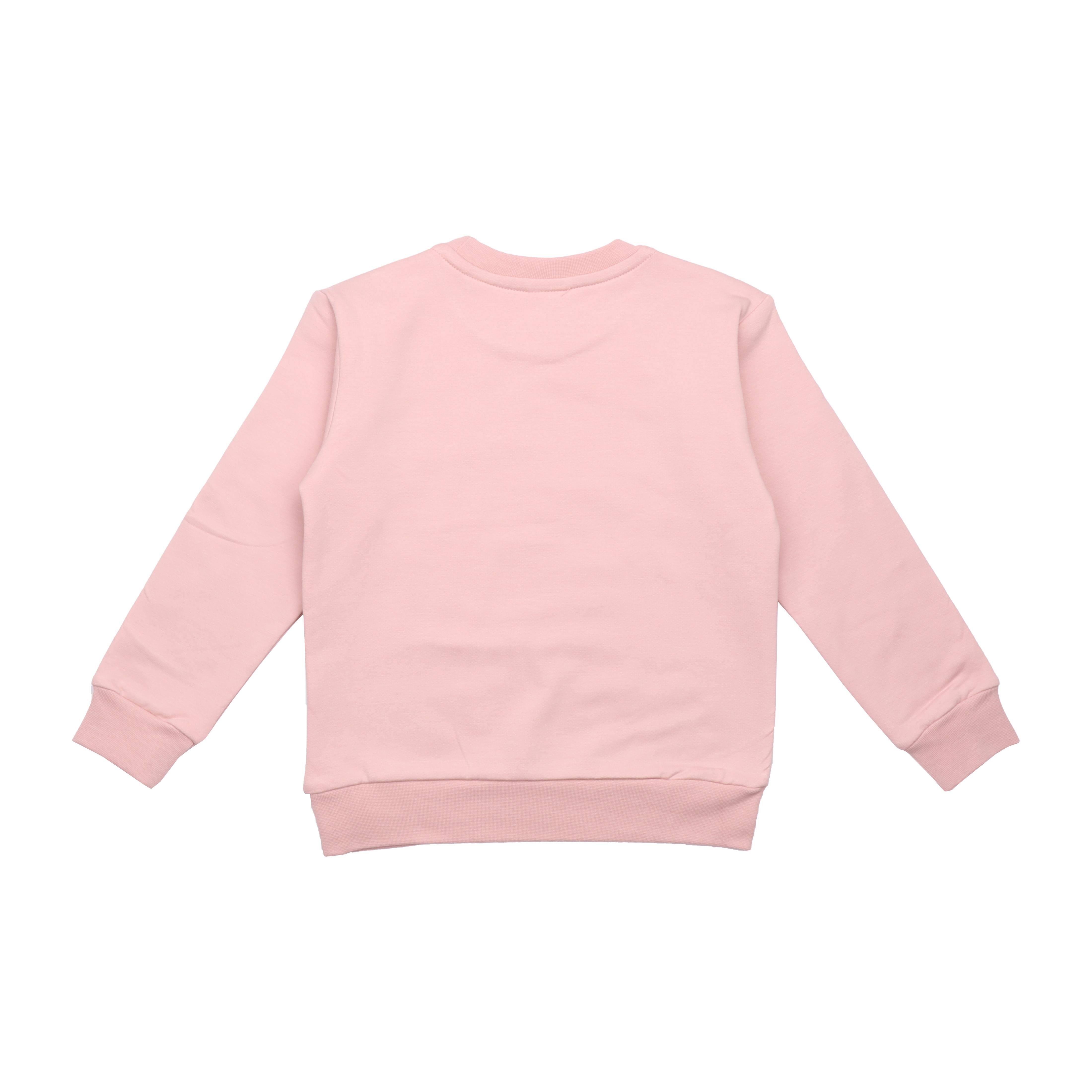 WalkiddySweatshirtPembe At Baskılı Organik Bebek Sweatshirt