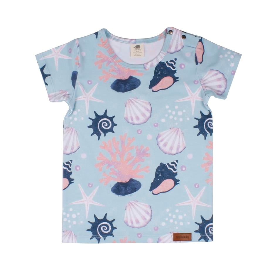 WalkiddyT-ShirtDeniz Kabuğu Desenli Bebek Tişört