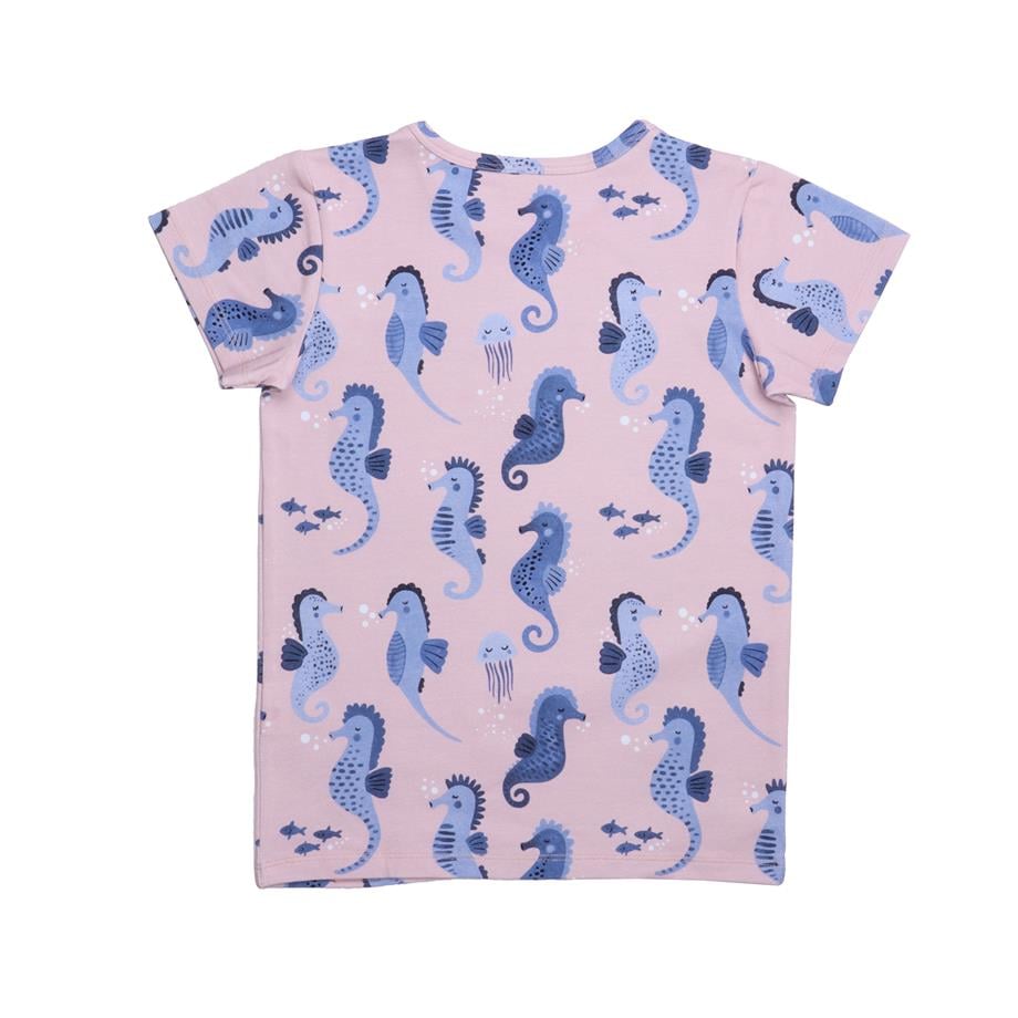 WalkiddyT-ShirtMavi Deniz Atı Desenli Çocuk Tişört