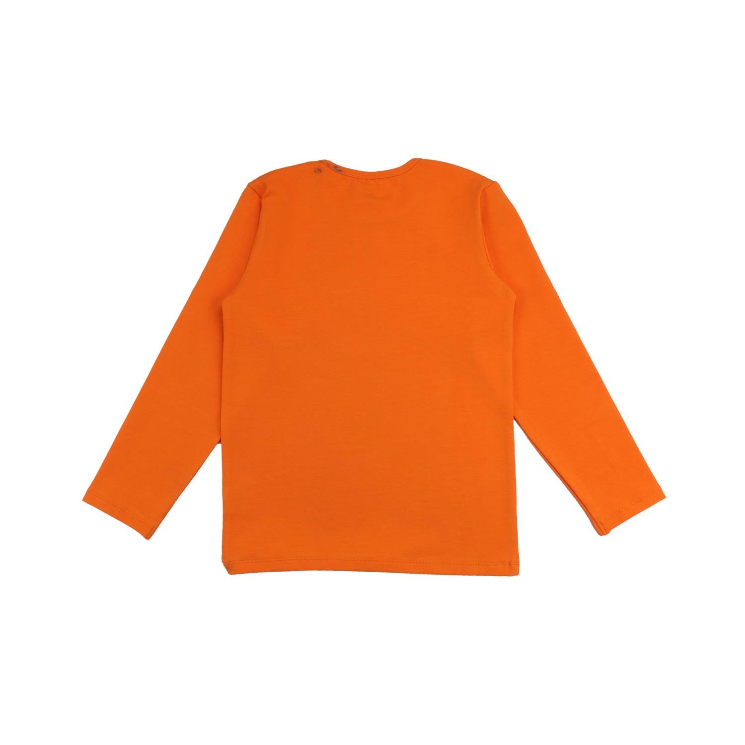 WalkiddyT-ShirtSemender Baskılı Uzun Kollu Organik Bebek Tişört