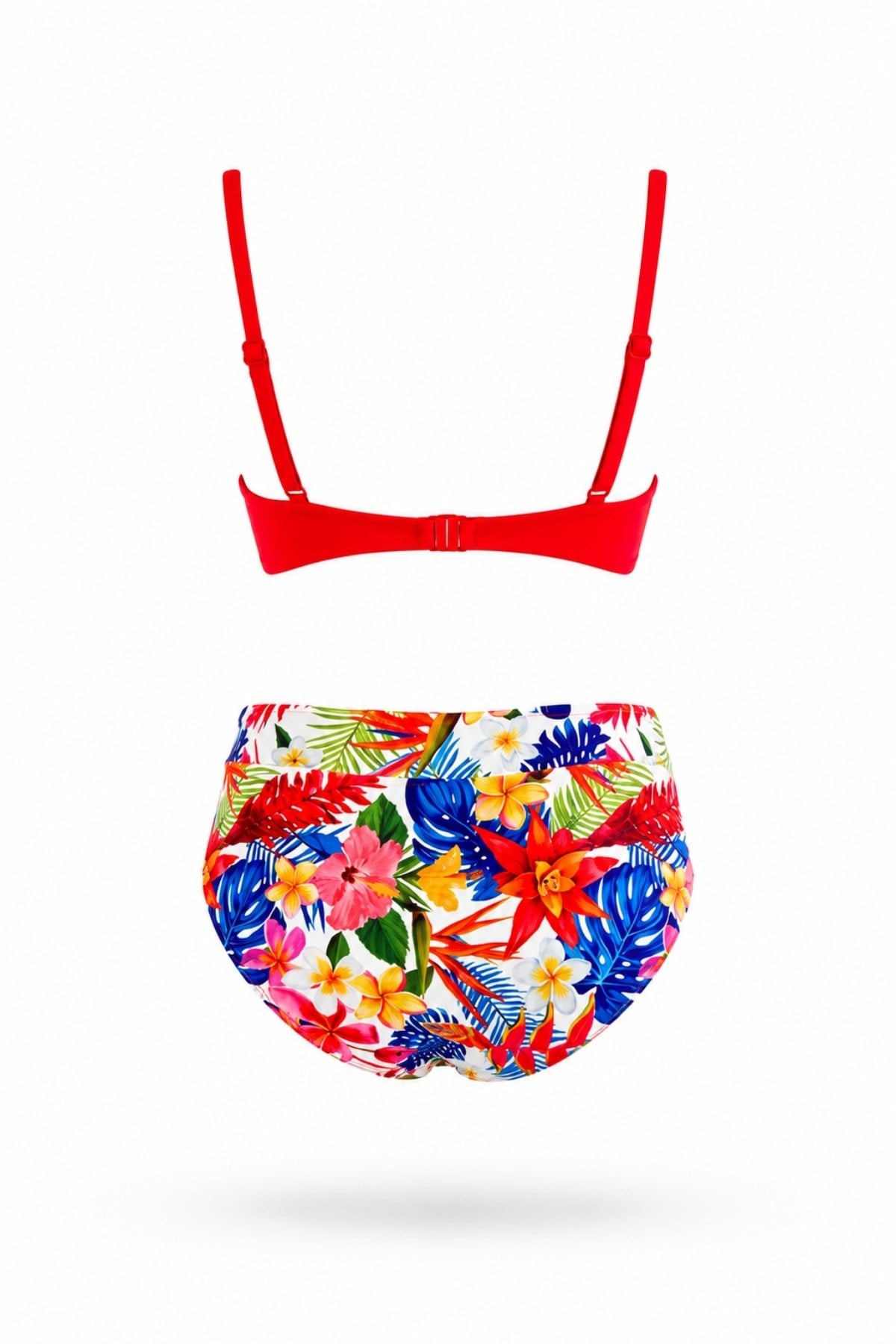 Dönmeli Yüksek Bel Bikini Takım 