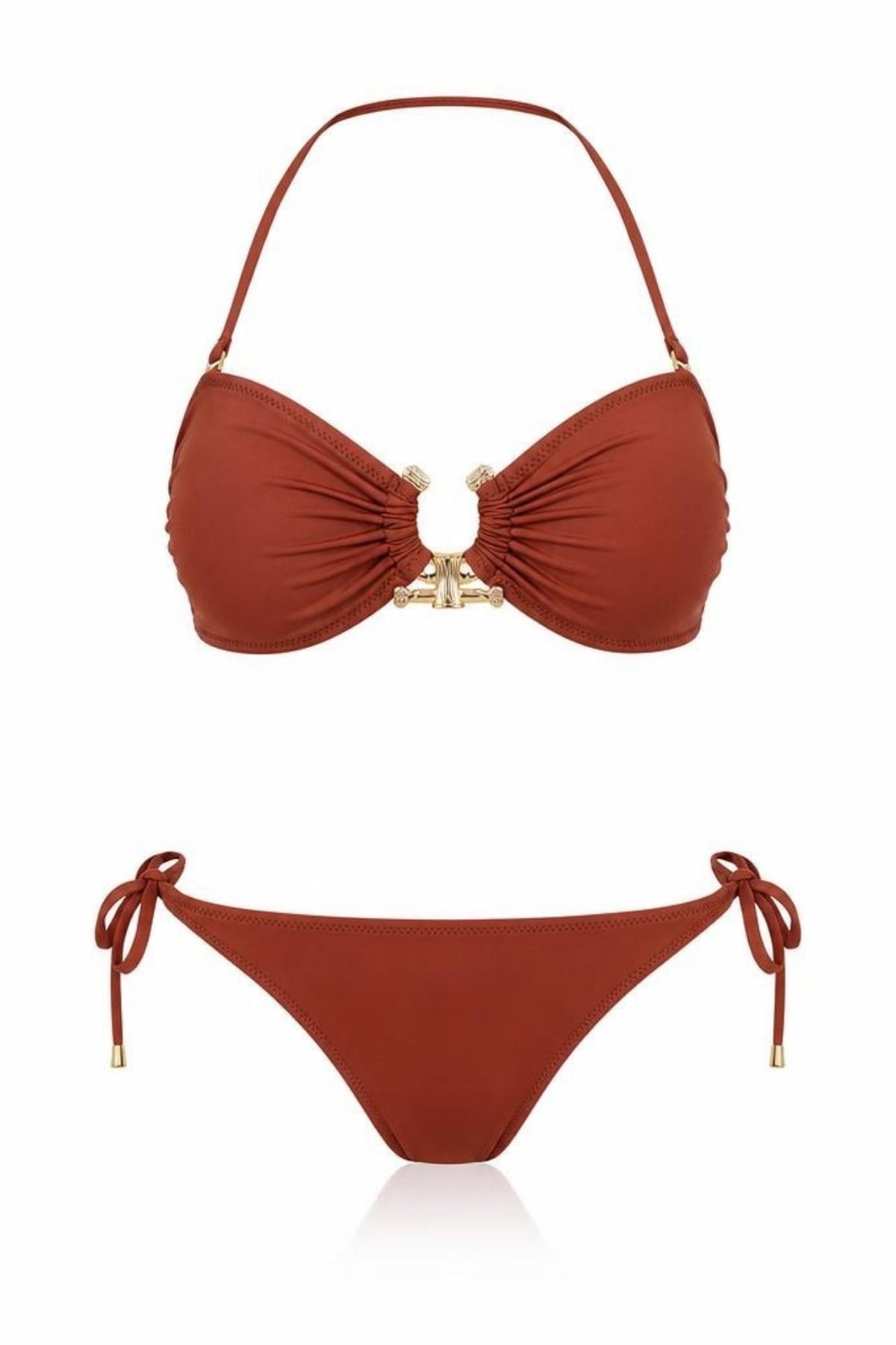 Straplez Aksesuar Brezilya Bikini Takım 