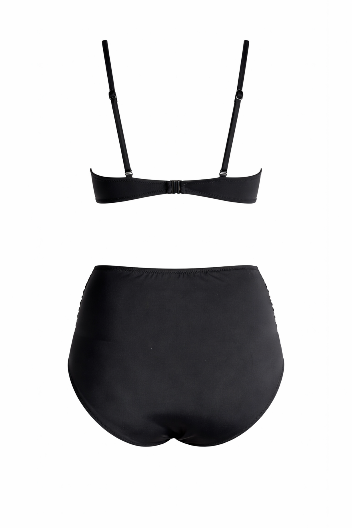 Yüksek Bel U Aksesuarlı Bikini Takım 