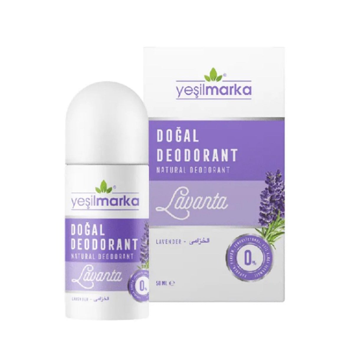 YEŞİL MARKA DEODORANT LAVANTA 50ML