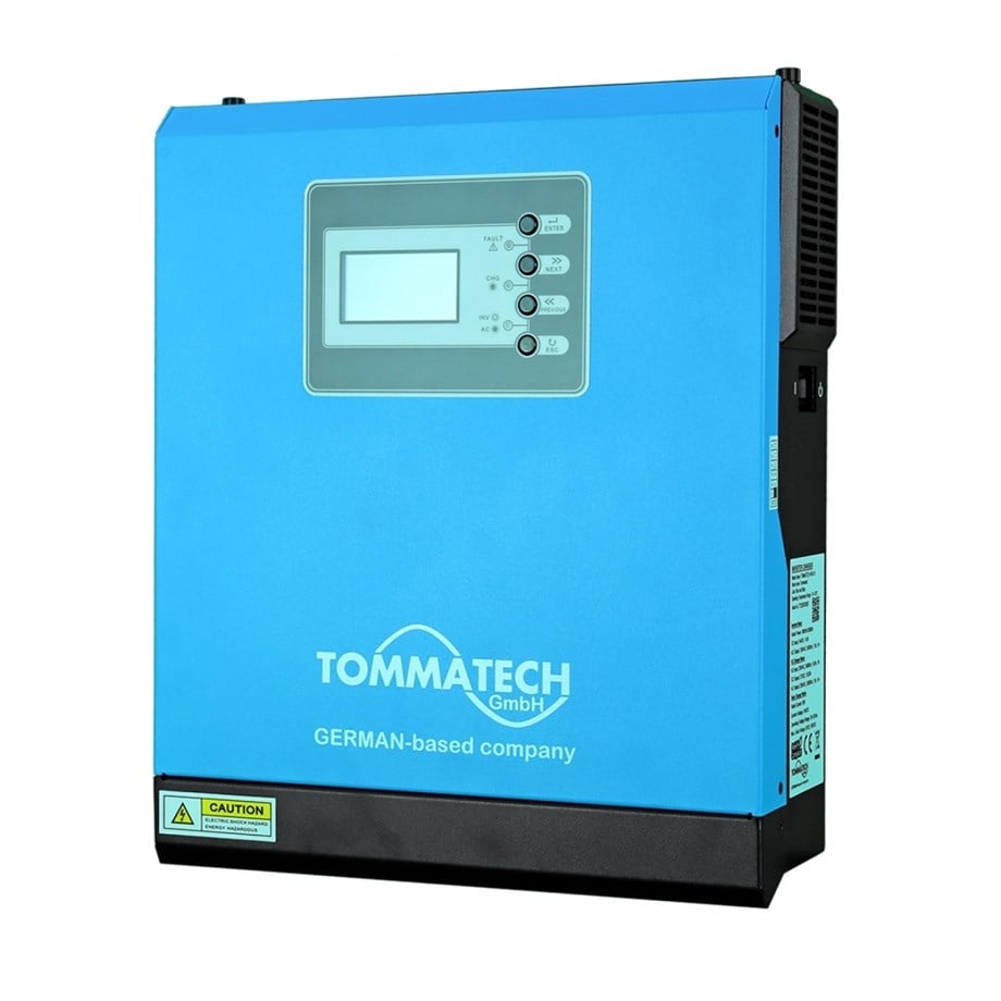 TommaTech New 3K 3000 Watt 24V 1Faz Akıllı İnverter İnvertör