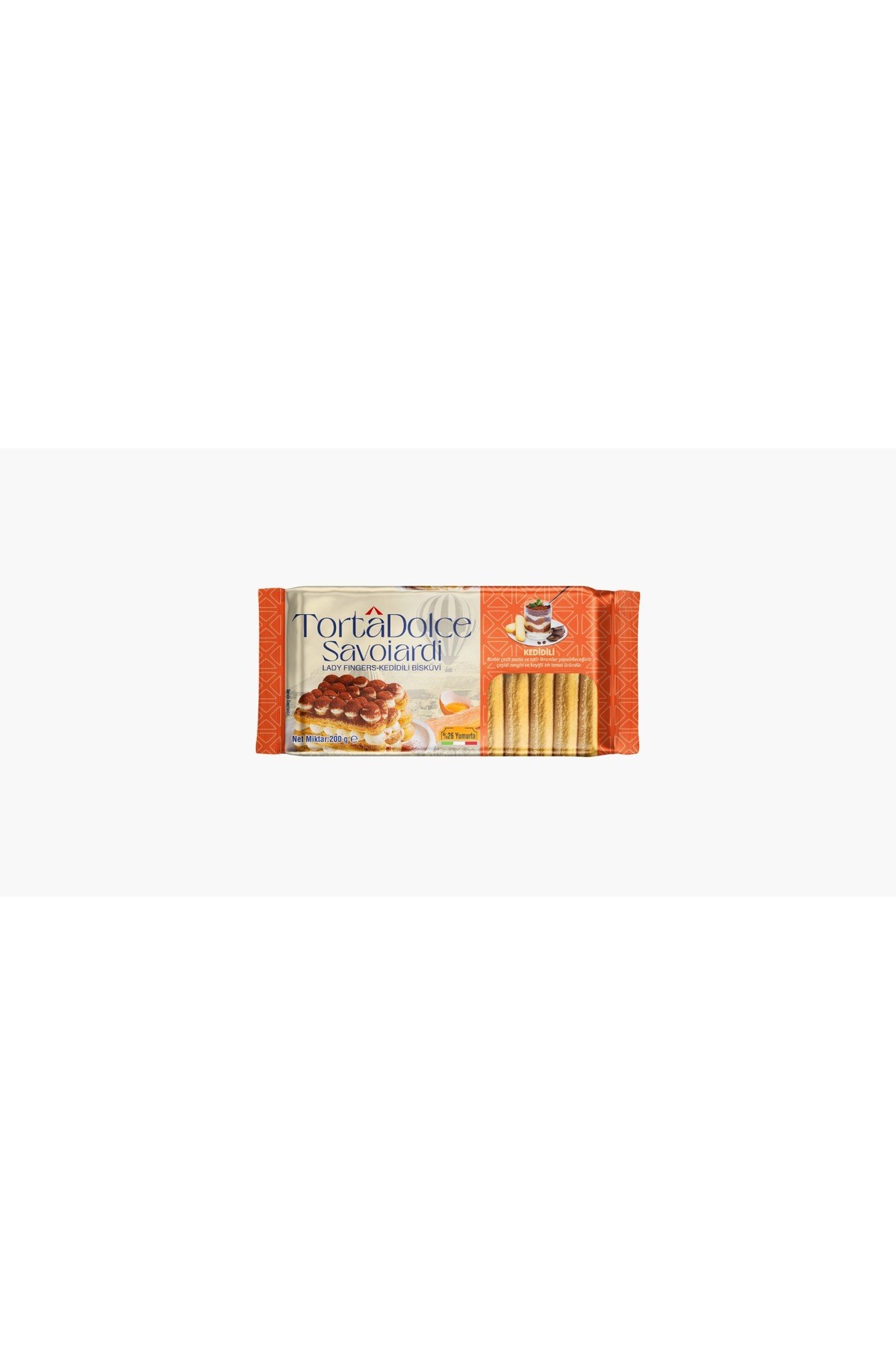 Tortâdolce Savoiardi Kedi Dili 200 Gr
