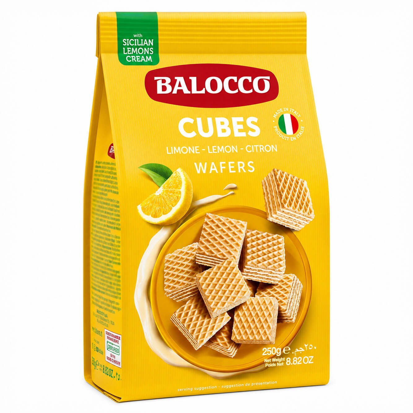 WAFERS LEMON KÜP GOFRET (LİMONLU) 250 GR 1'li