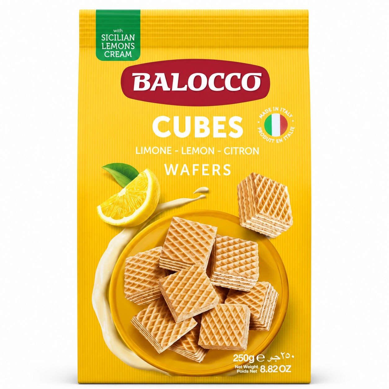 WAFERS LEMON KÜP GOFRET (LİMONLU) 250 GR 1'li