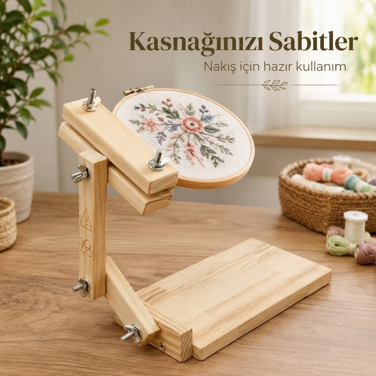 Ayarlı Ayaklı Nakış Kasnak Standı No:1