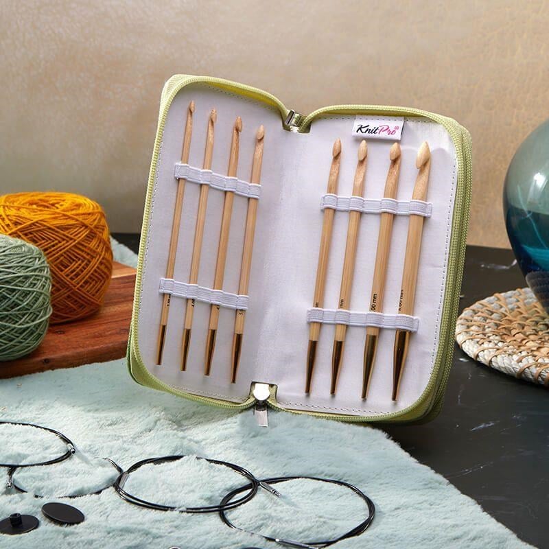BAMBOO Afgan/Tunus İşi Misinalı Tığ Seti
