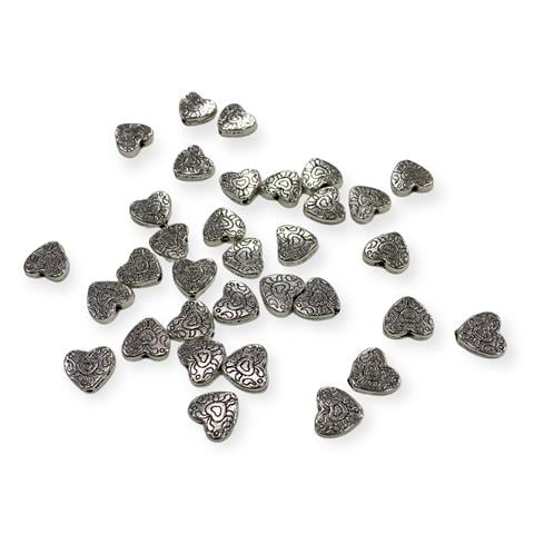 Basic Çizgi Desenli Kalp Model - 5 Adet