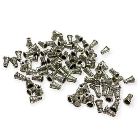 Basic Çizgili Nikel Huni Kapama 6 MM - 2 Adet