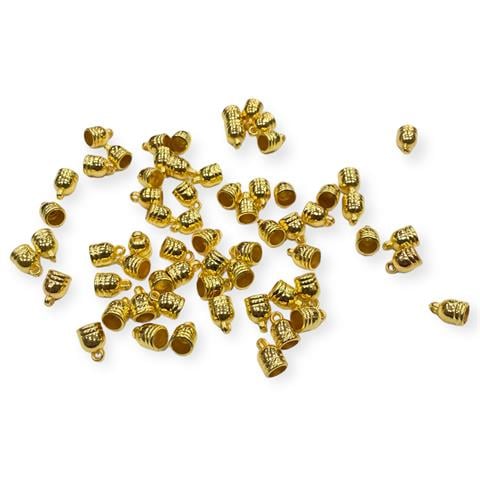 Basic Plastik Gold Huni Kapama 6 MM - 4 Adet