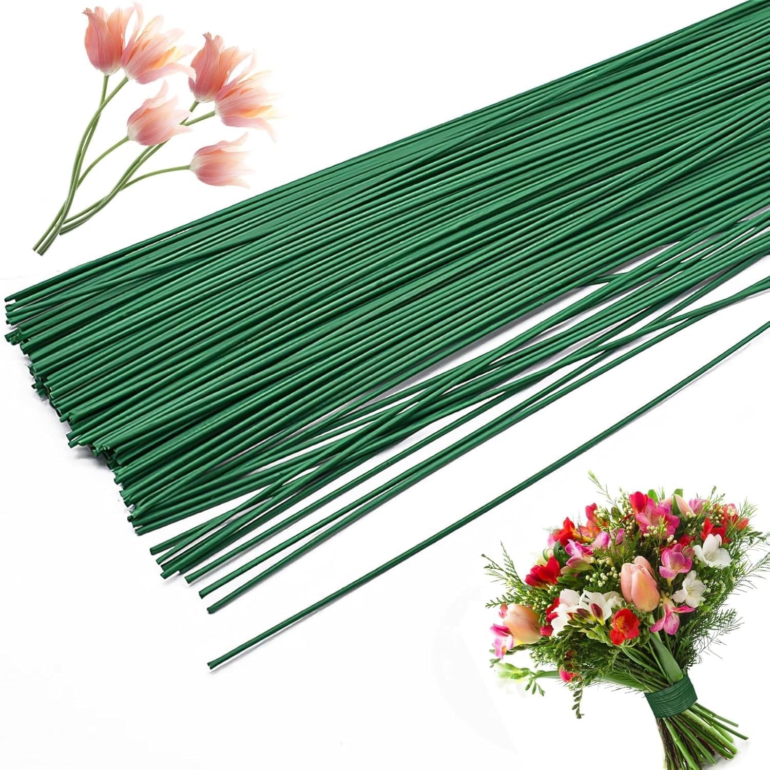 ÇİÇEK TELİ, ŞÖNİL TELİ 30 CM - 5 ADET