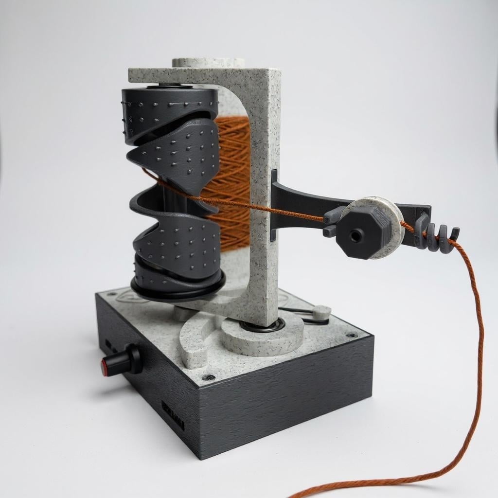 Çile Tutucu - PRO. Otomatik İplik Sarıcı, Automatic Motorized Yarn Winder