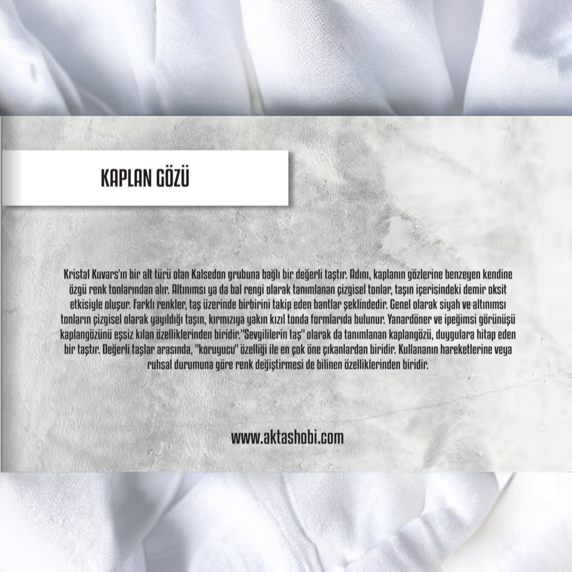Değerli Taşlar El Kitapçığı