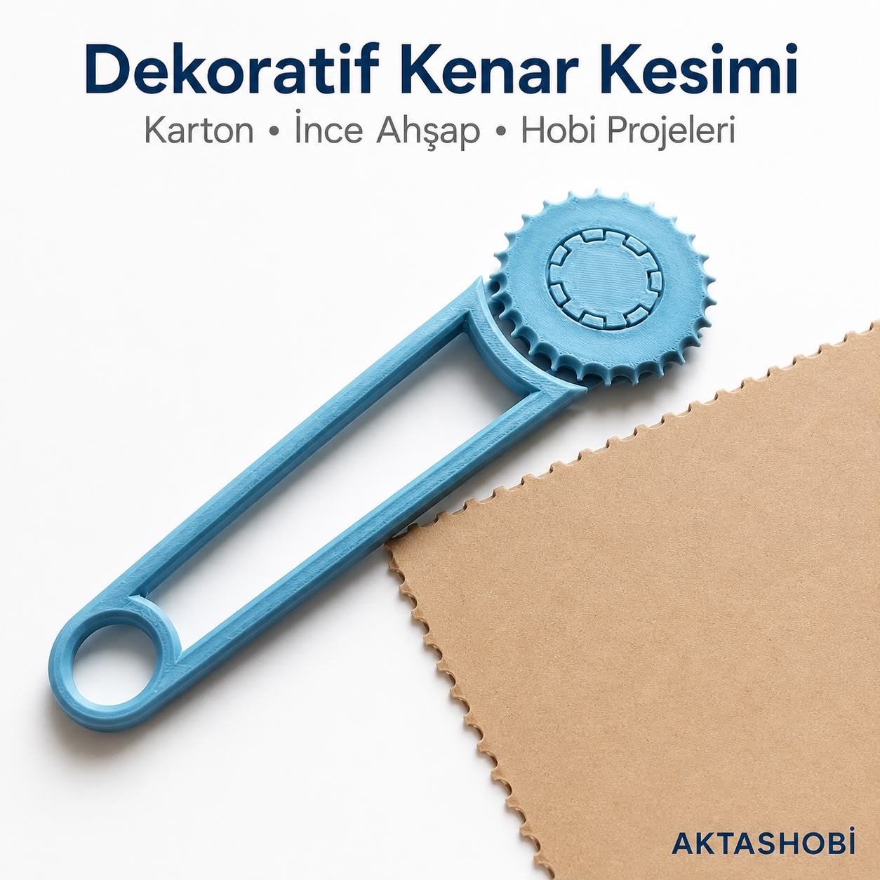 Dekoratif Kenar Kesme Aparatı