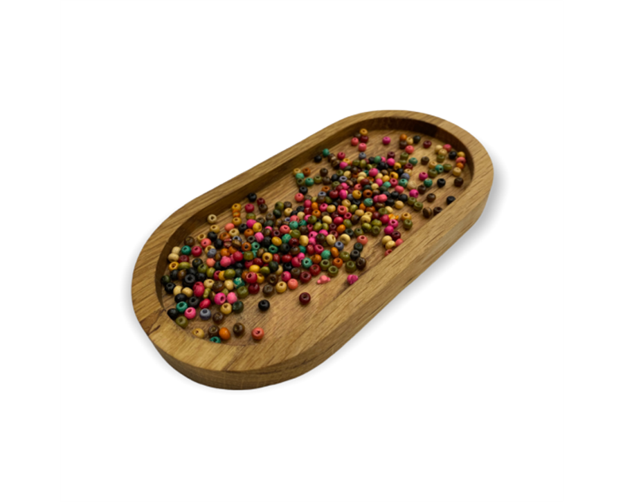 Desenli & Şekilli Ahşap Boncuklar 10 Gram - 01 