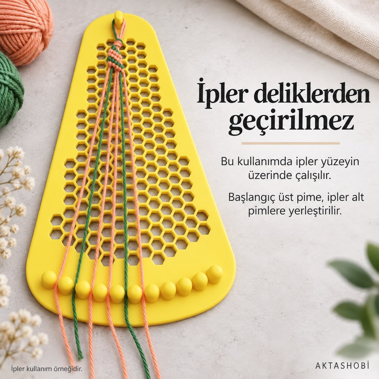 Düğüm Atölyesi – İp Bileklik Örme ve Düğüm Aparatı