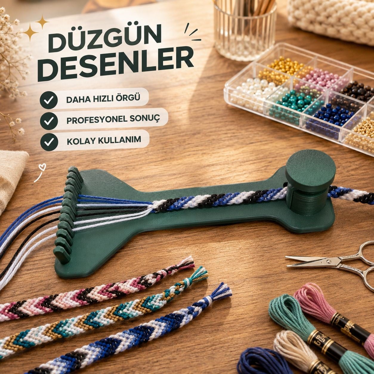 Düğüm Ustası – Friendship Bracelet Maker Aparatı