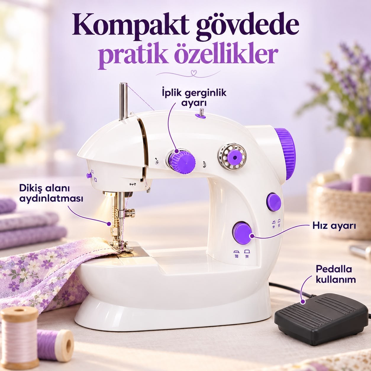 Ev Tipi Yeni Nesil Dikiş Makinesi