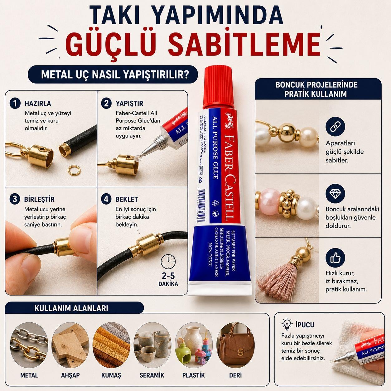 Faber-Castell Çok Amaçlı Yapıştırıcı – 7 Gram