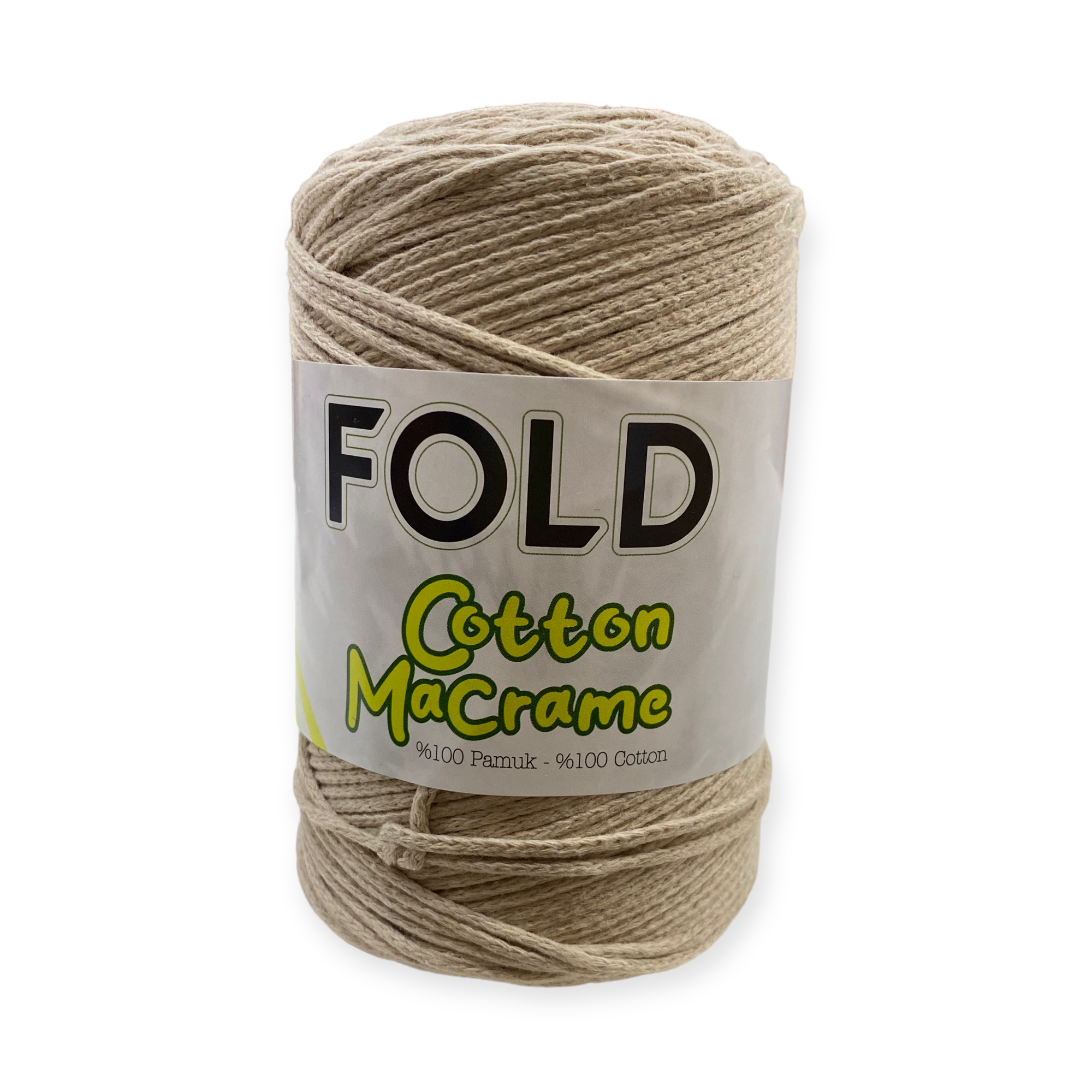 Fold Yarn, Koton Makrome Krem