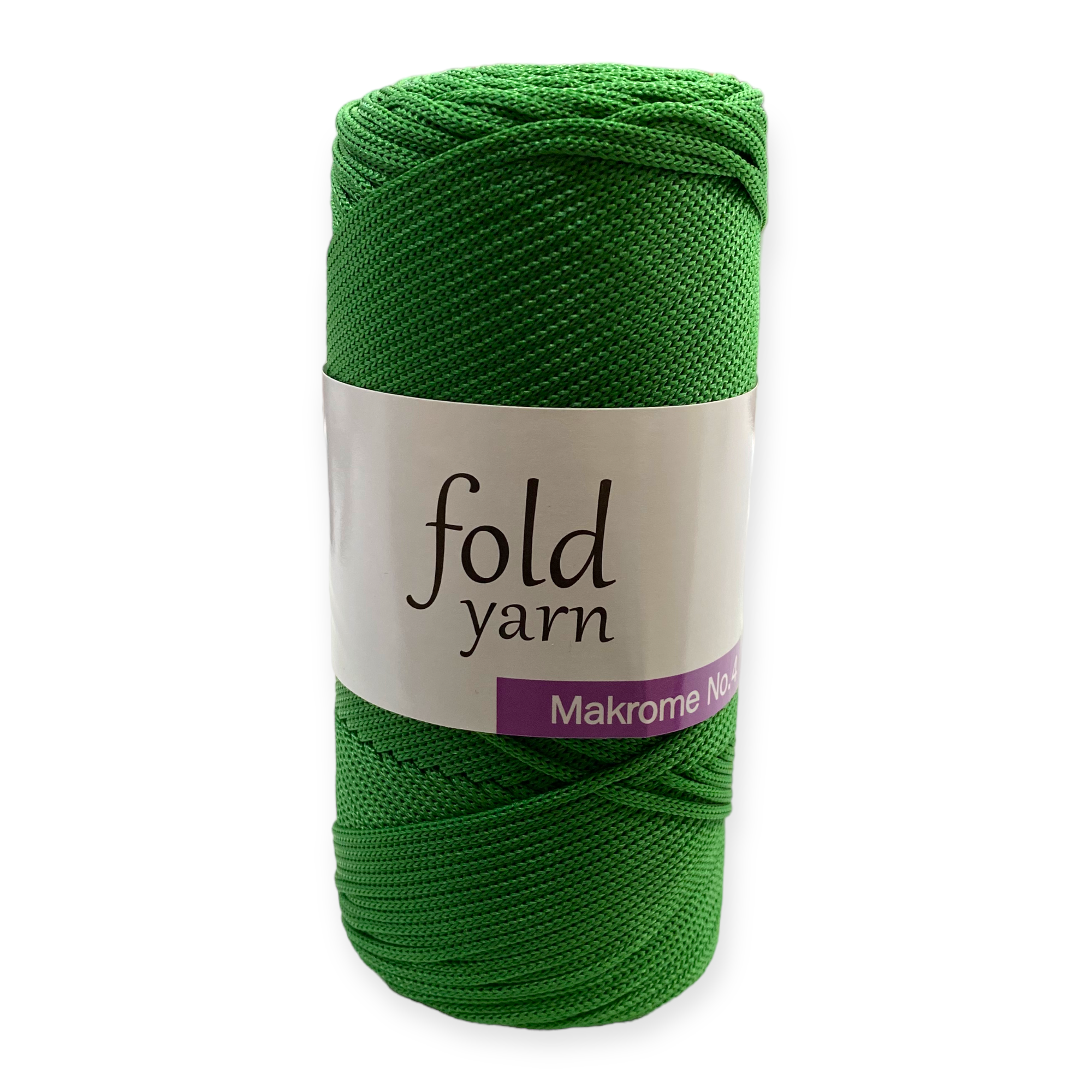 Fold Yarn, Polyester Makrome İpi No:4 Yeşil