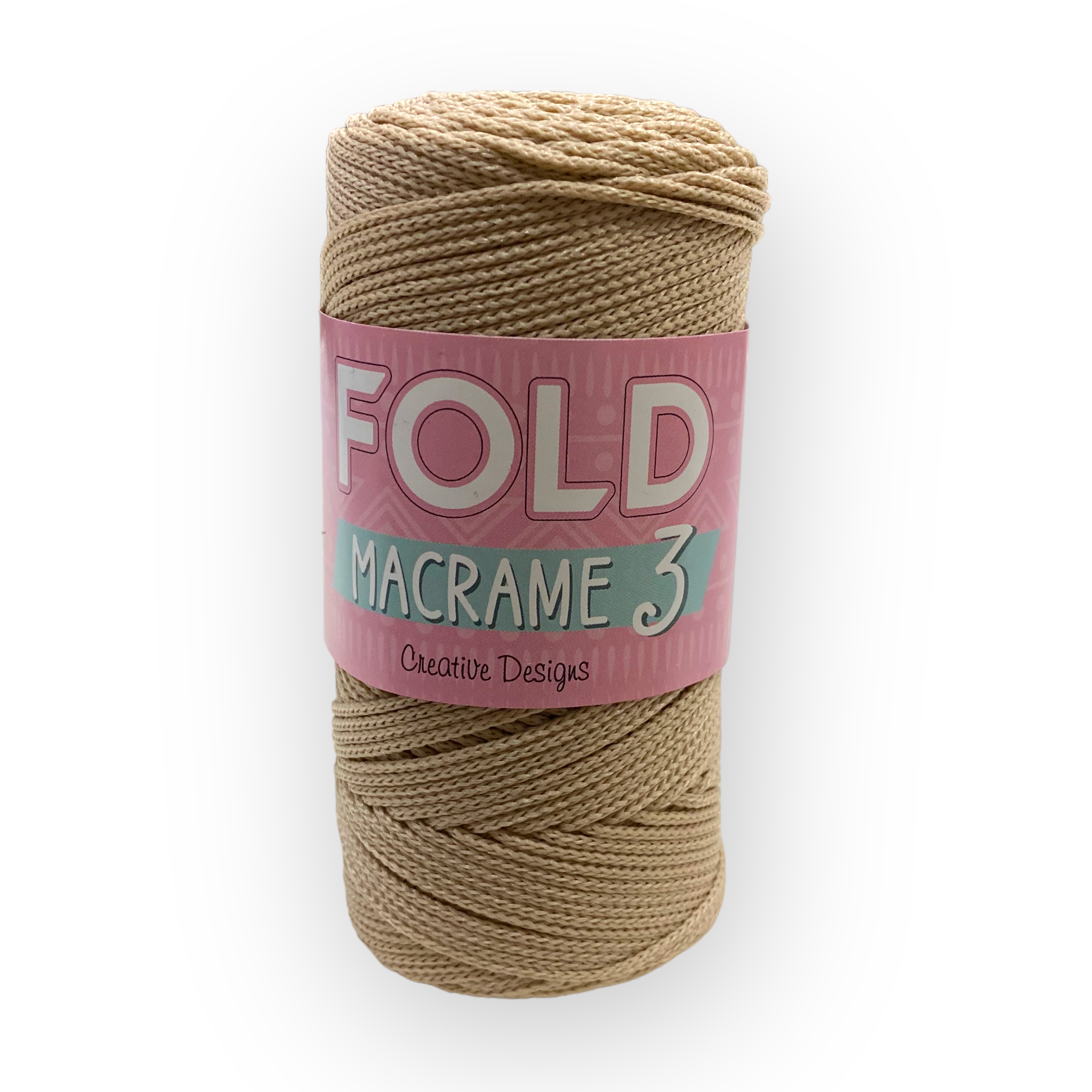 Fold Yarn, Polyester Makrome No:3 BEJ