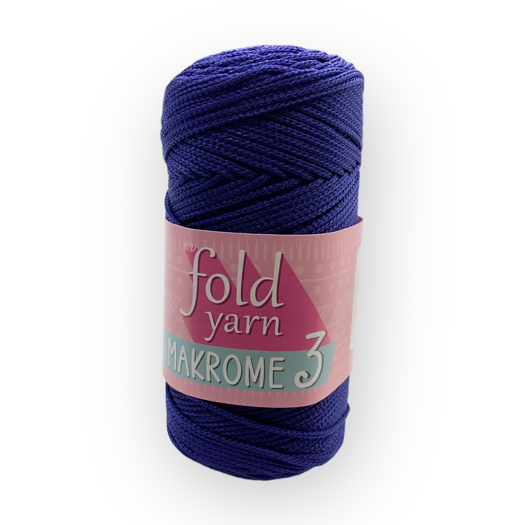 Fold Yarn, Polyester Makrome No:3 Lacivert