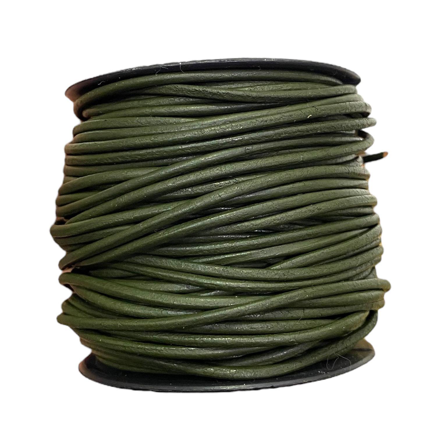 Hakiki (Gerçek) Deri 2 MM - Haki Yeşil