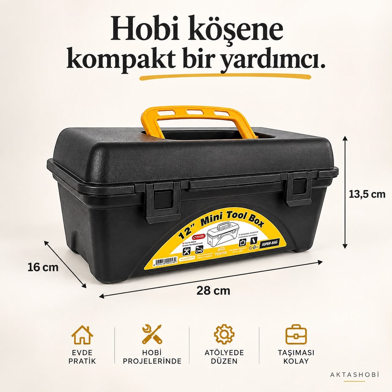 Hobi ve Takı Malzemesi Taşıma Çantası