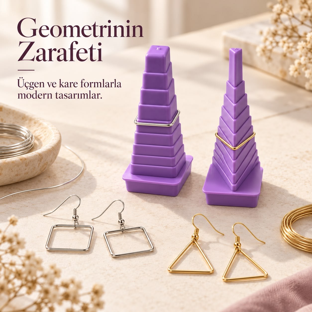 Kademeli Tel Sarma ve Şekillendirme Seti 5+1 Tasarımlarınıza Kendi Formunuzu Verin