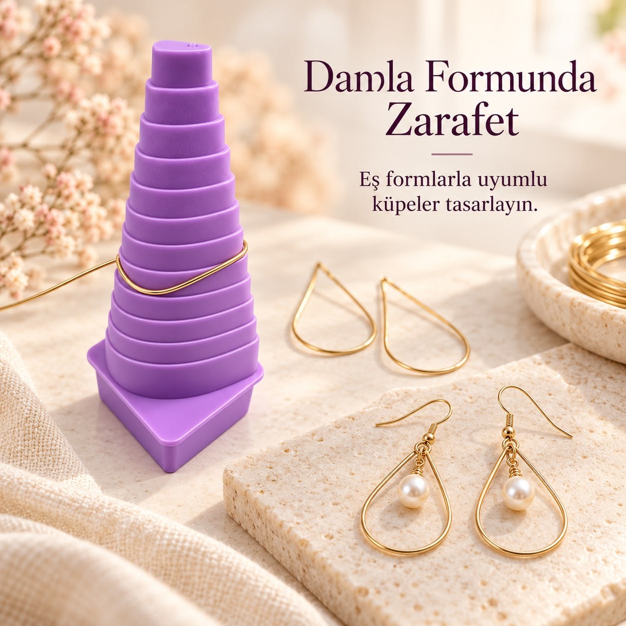 Kademeli Tel Sarma ve Şekillendirme Seti 5+1 Tasarımlarınıza Kendi Formunuzu Verin