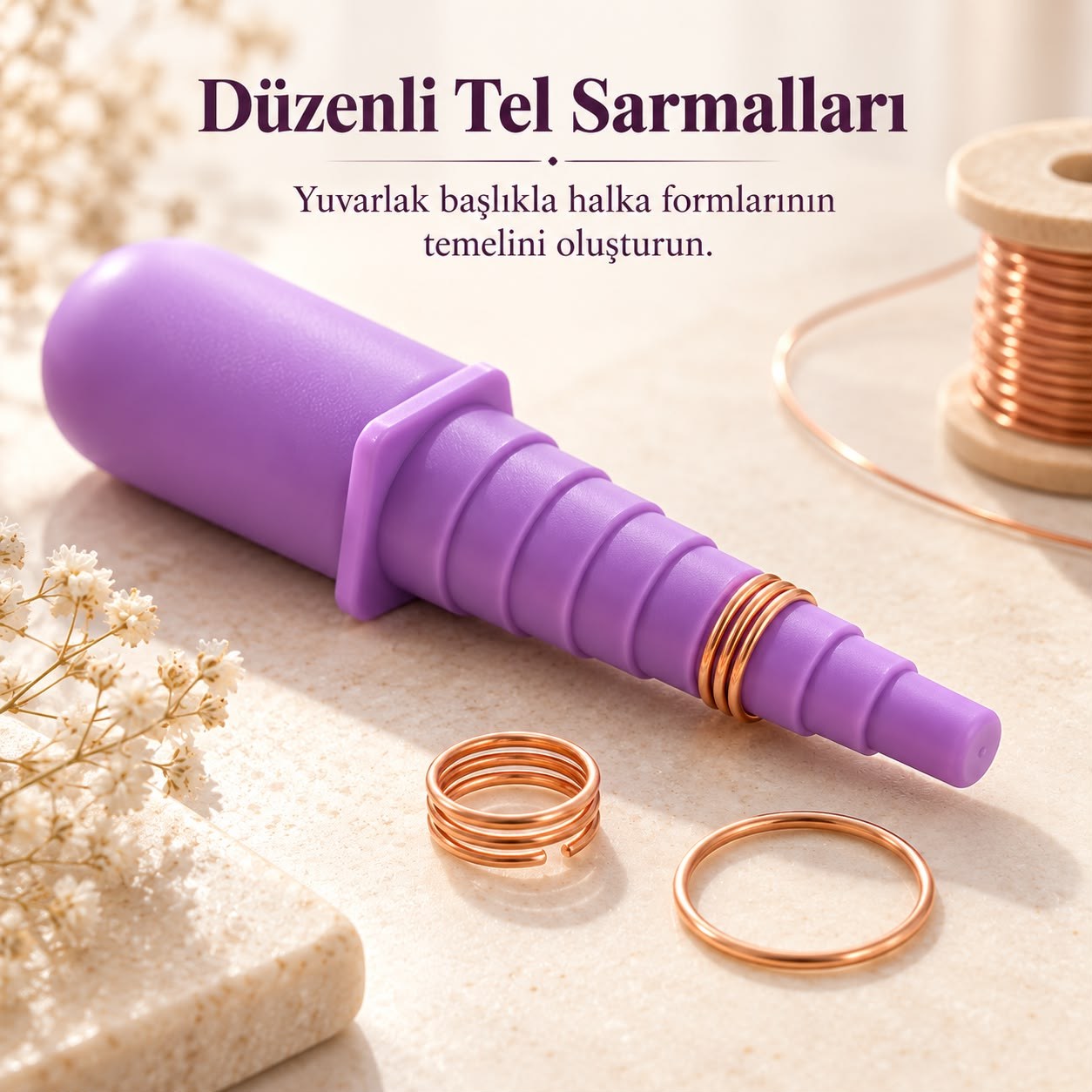 Kademeli Tel Sarma ve Şekillendirme Seti 5+1 Tasarımlarınıza Kendi Formunuzu Verin
