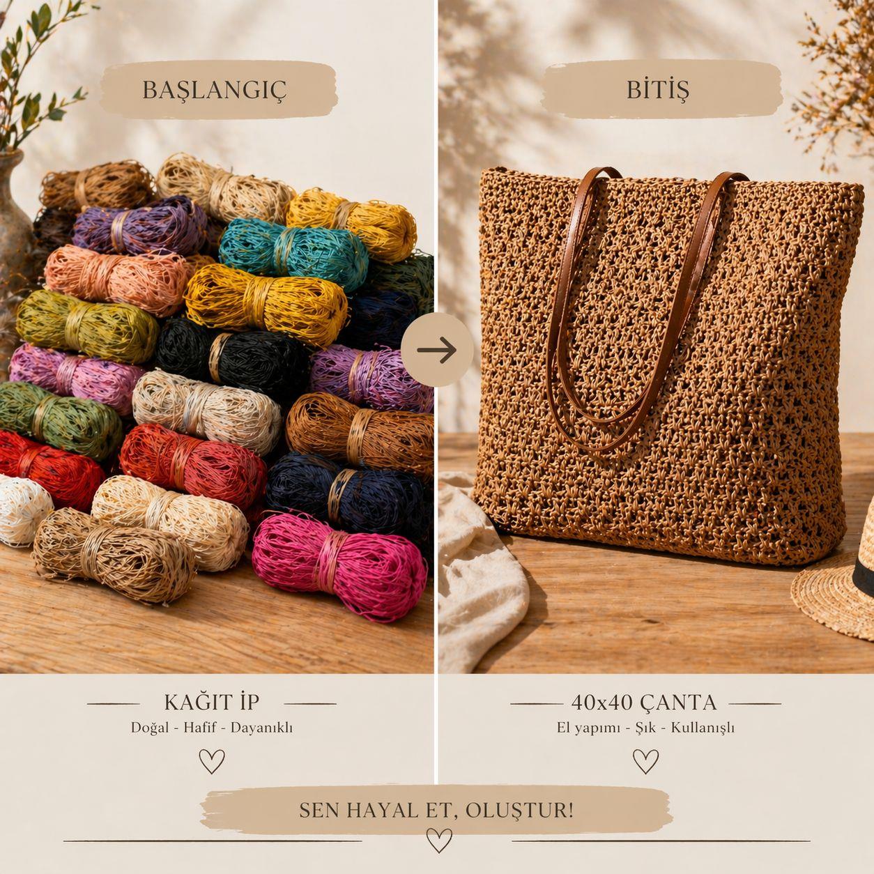 Kağıt İp Çile 400GR. - Premium Büyük Boy