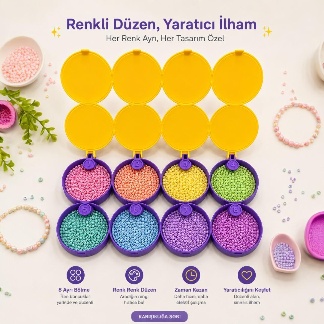 Kapaklı Organizer - Konforlu, Kompakt Takı Kutuları