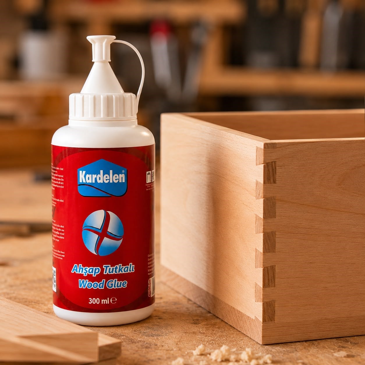Kardelen Ahşap Tutkalı 300 ML – Ahşap İşlerinizde Güçlü ve Pratik Yardımcı