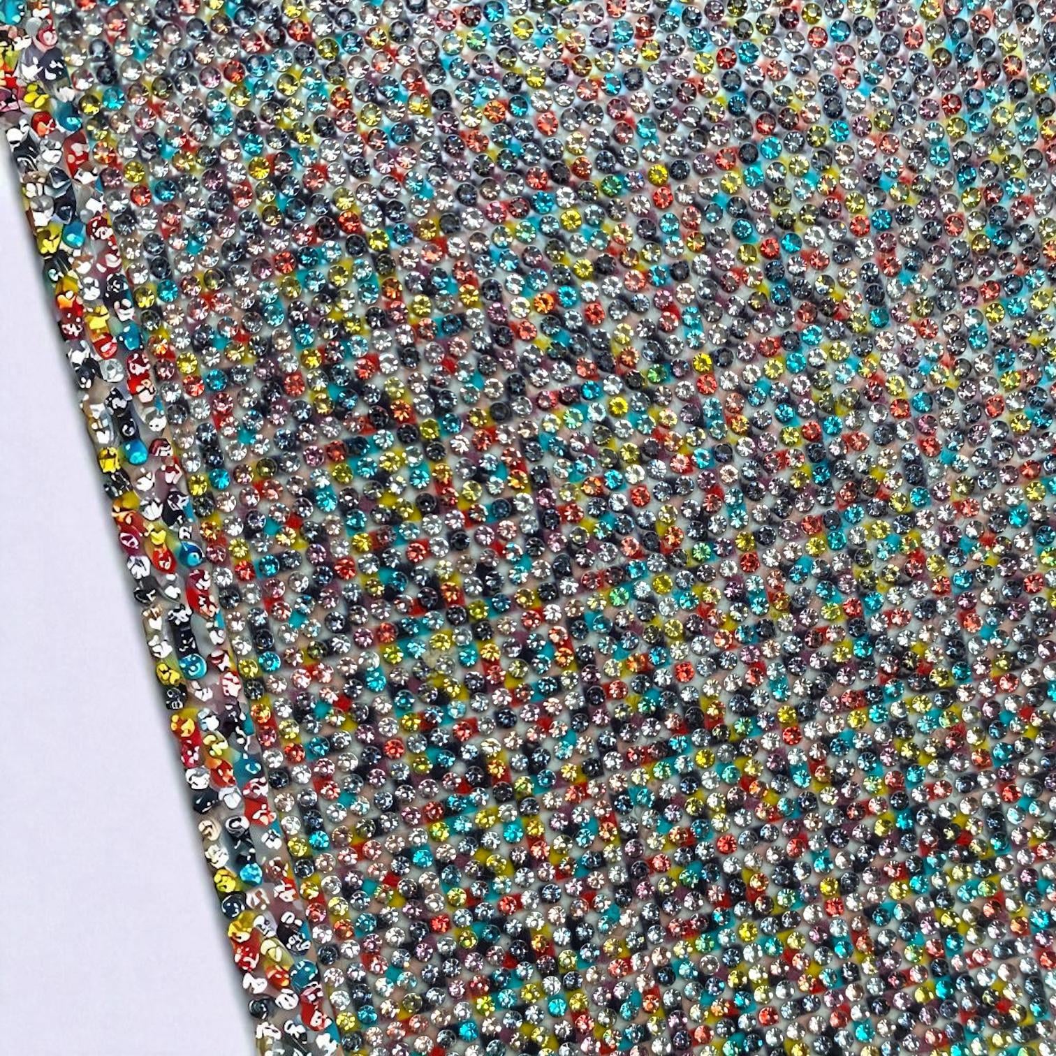 Kendinden Yapışkanlı Sıralı Taşlar Ebruli 6x39 CM