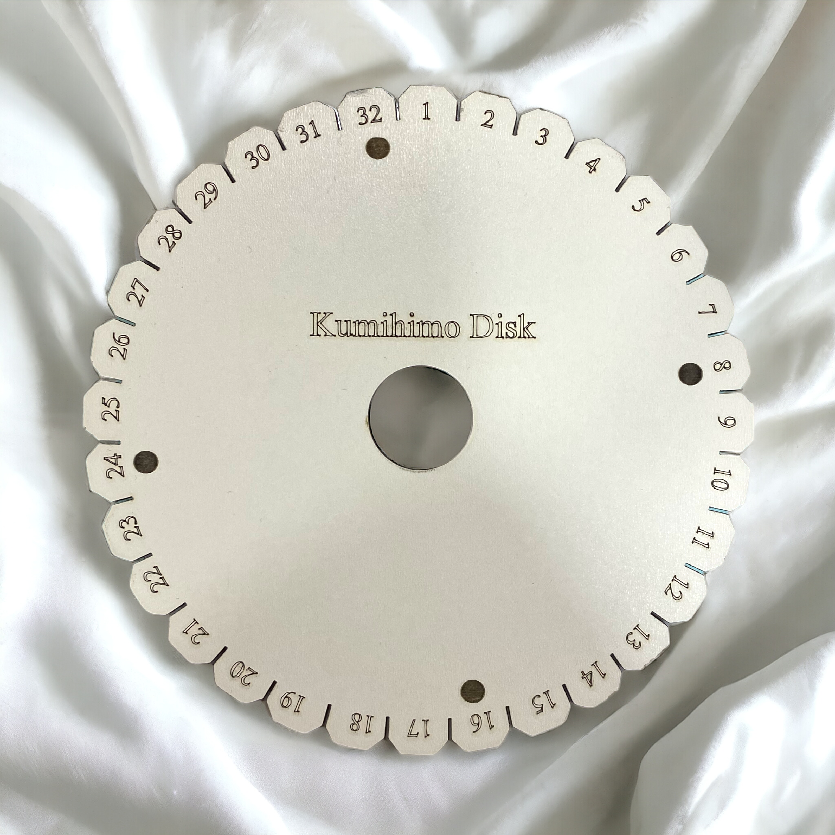 Kumihimo Ahşap Disk Makrome Örgü