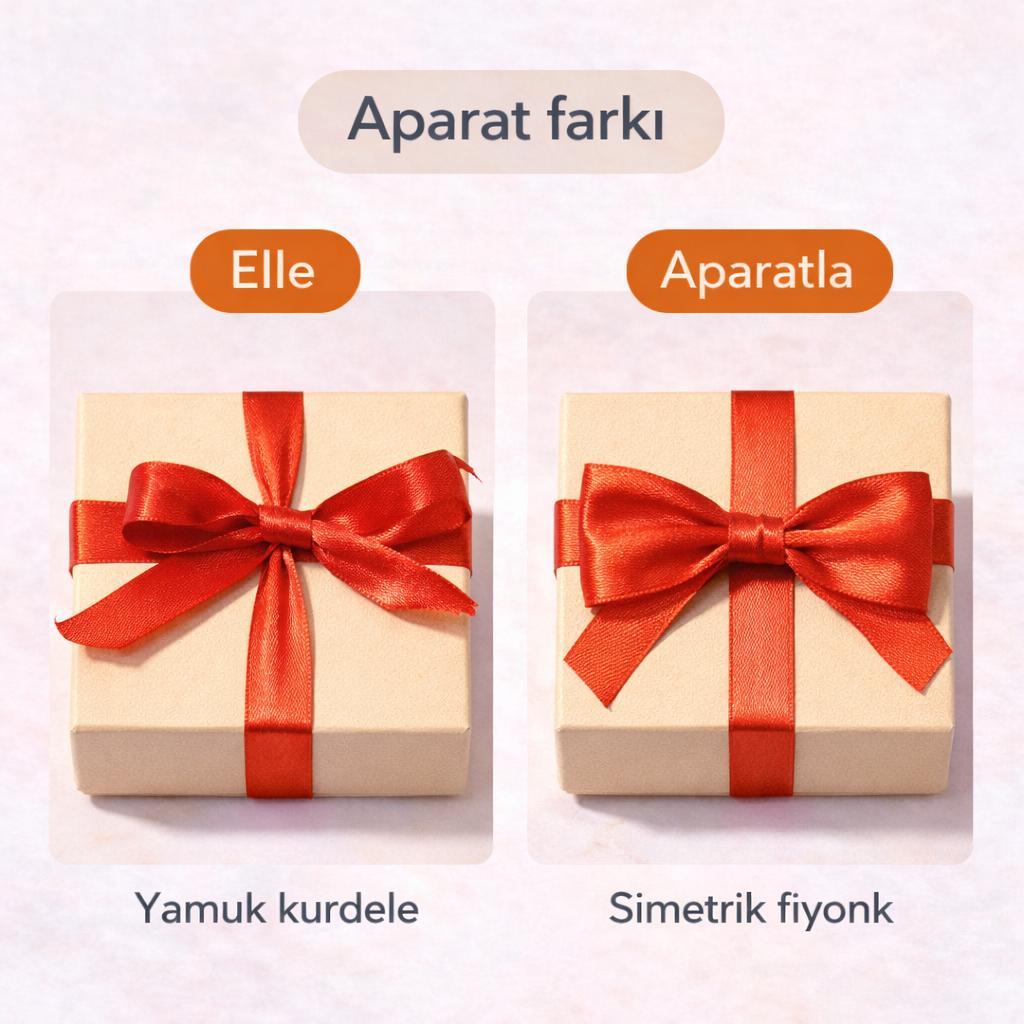 Kurdele Yapma Aparatı – Simetrik Fiyonklar İçin Pratik Yardımcı