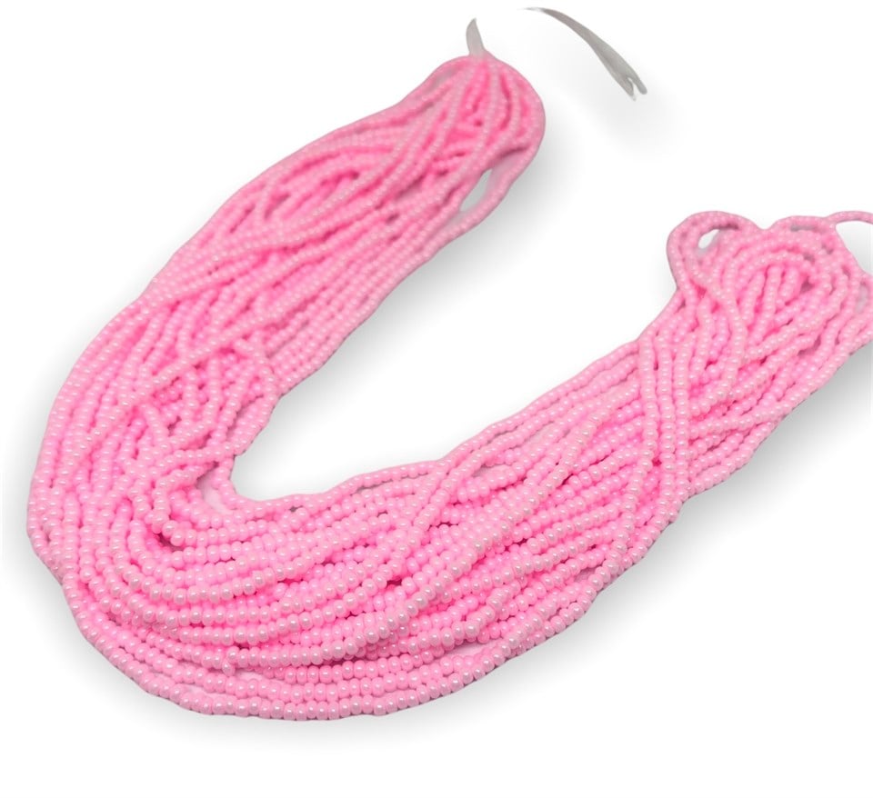 Magenta Kaplama Kum Boncuk