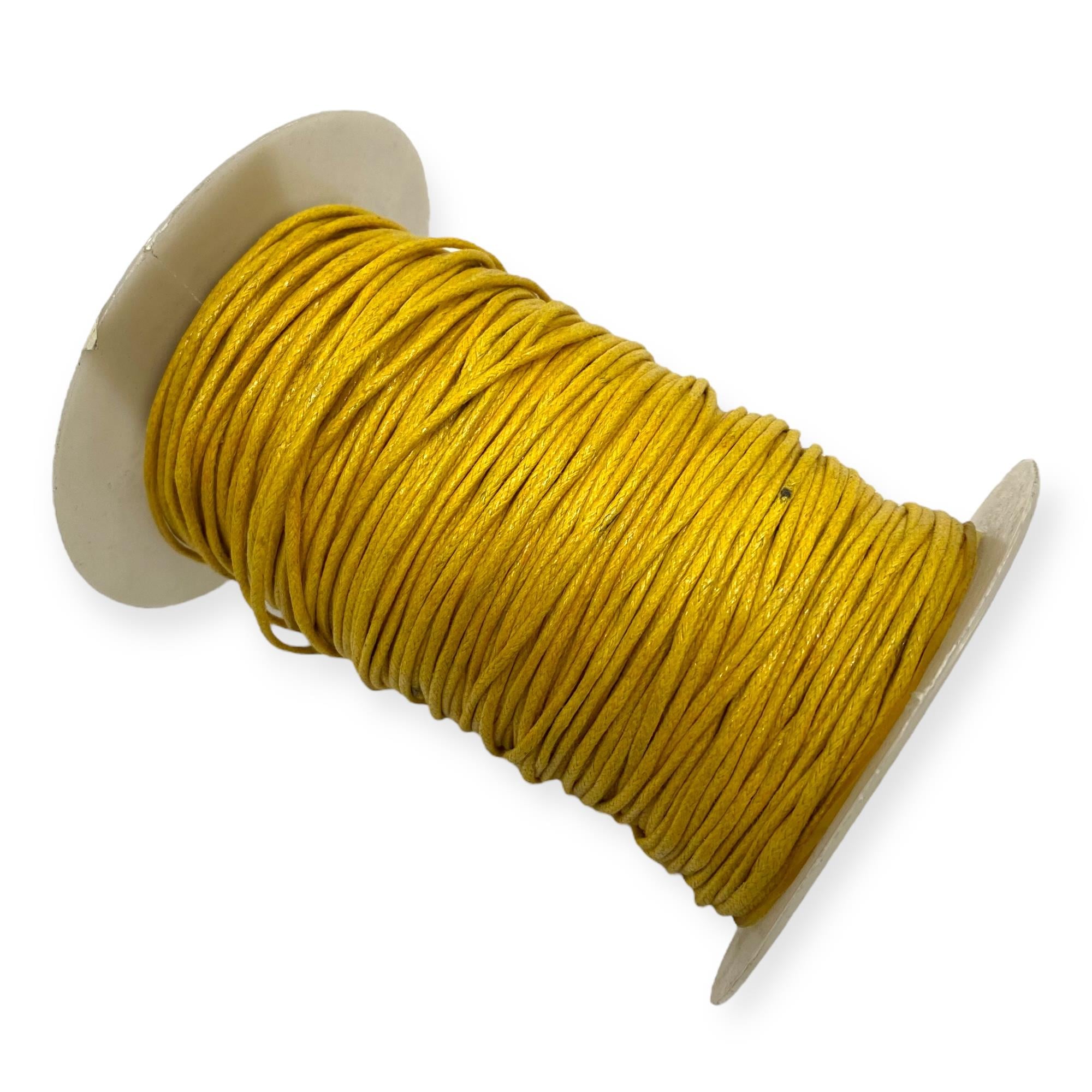 Makrome, Deri Görünümlü 1.5 MM Kore İp Sarı