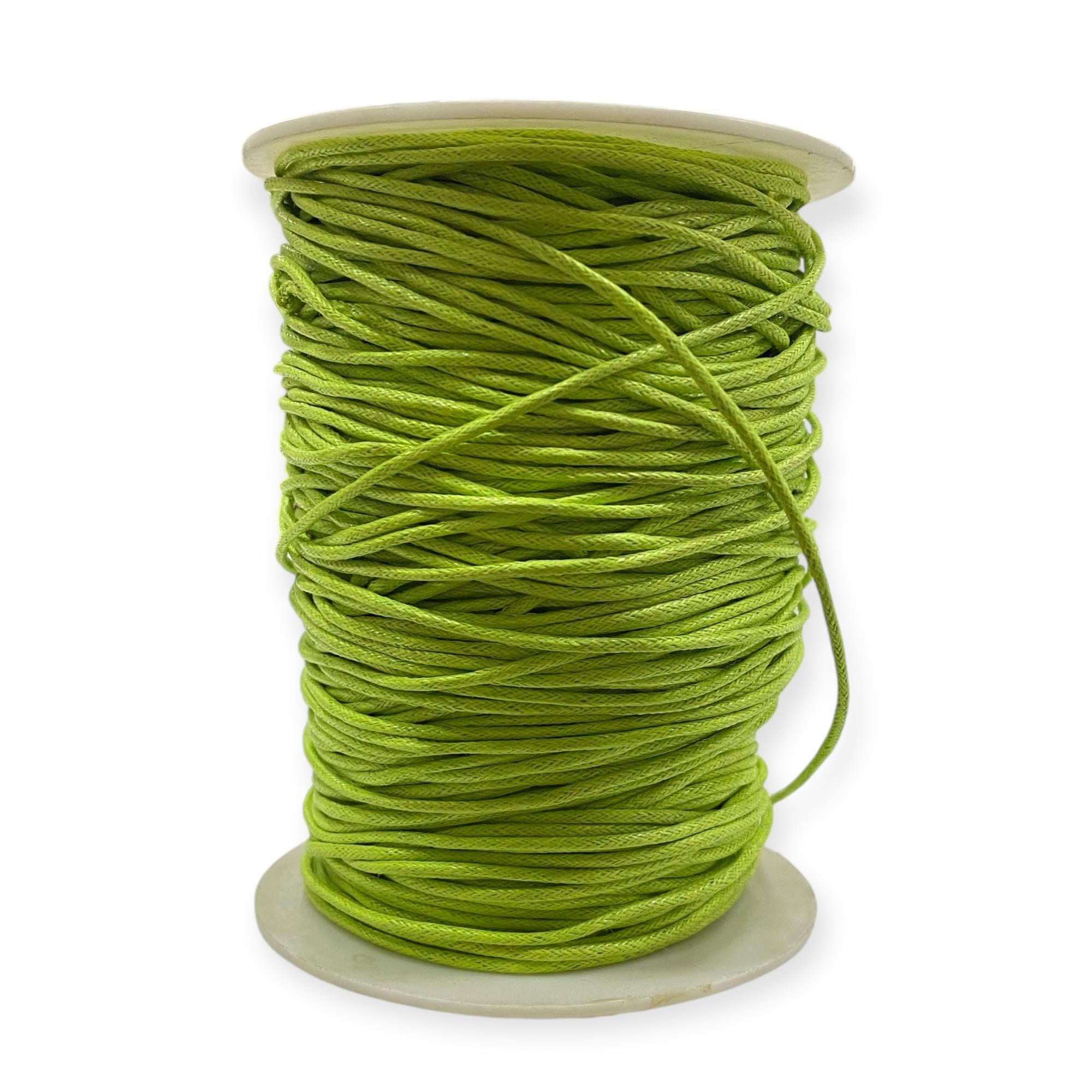 Makrome, Deri Görünümlü 1.5 MM Kore İp Yeşil