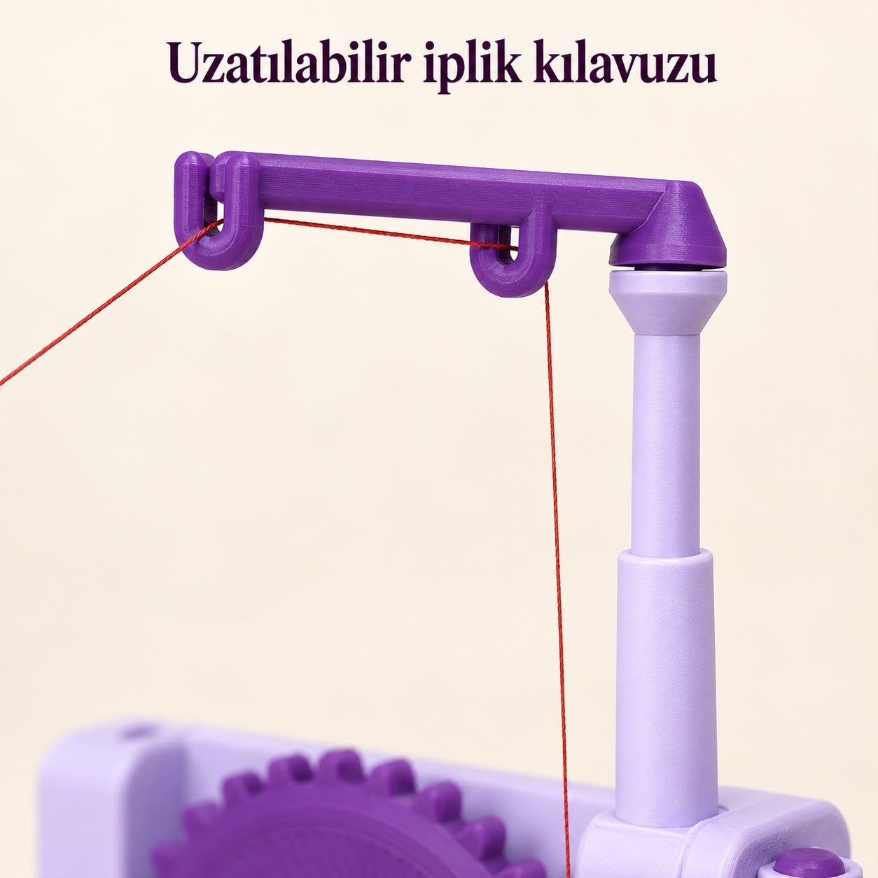 Manuel İplik ve Misina Sarma Makinesi +6 Bobin