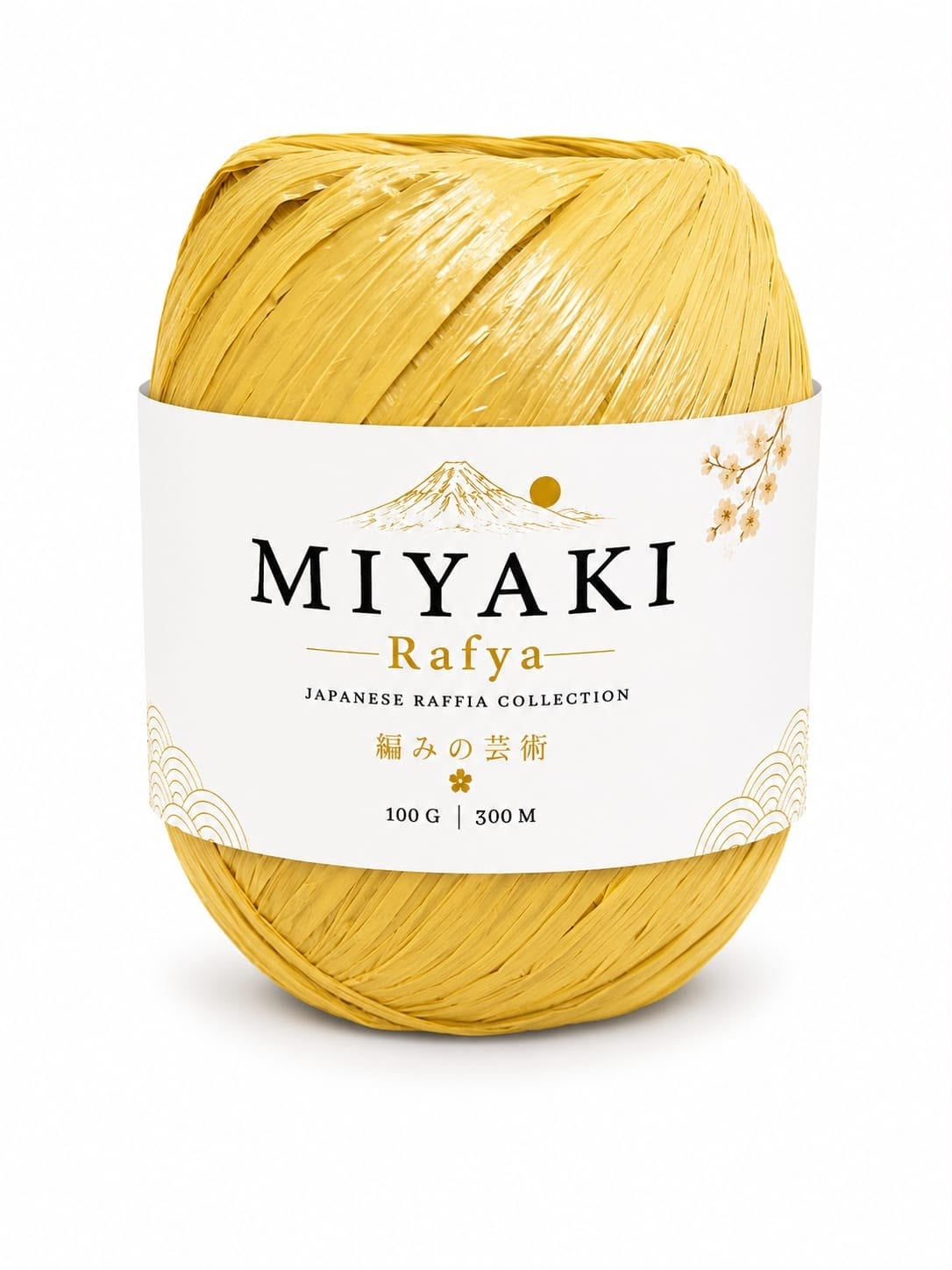 MIYAKI Rafya Büyük Boy 300 Metre Sarı